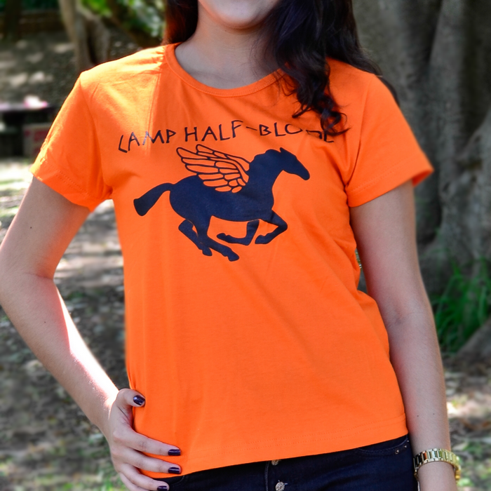 Percy Jackson Ψ on X: Minha camiseta do Acampamento Meio-Sangue chegou e  eu AMEI DEMAIS! É muita perfeição de TÃO LINDA que não paro de olhar pra  ela! 🧡🧡🧡 Percy Jackson, já