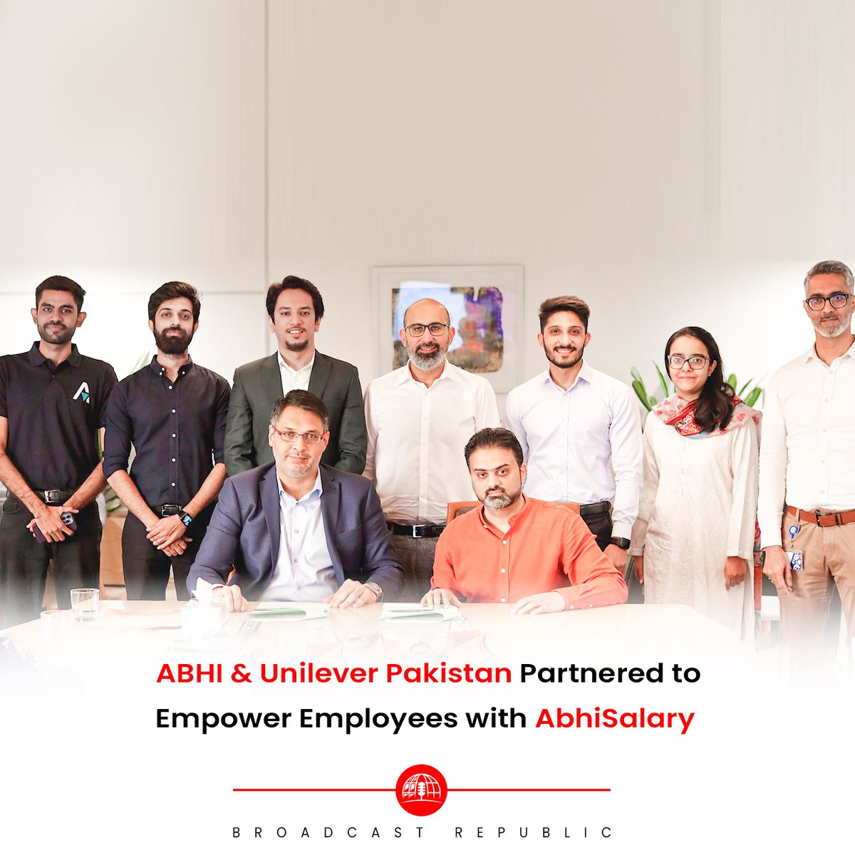 ABHI, an embedded finance platform, has partnered with Unilever Pakistan, a global FMCG company with a presence in 190 countries, to offer AbhiSalary - an Earned Wage Access (EWA) solution. 

#ABHI #UnileverPakistan #AbhiSalary #EmpowerEmployees