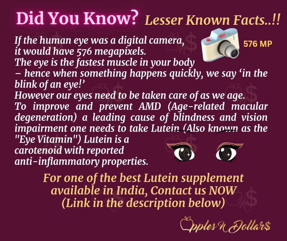 applesndollars's tweet photo. Did You Know?

#208

Lesser Known Facts 

Click on the link below to enable us to reach you asap!
https://t.co/2ZsVjD0KNg

Follow Apples N Dollars for exciting content!

#applesndollars
#applesndollarsdyk
#lesserknownfacts
#eyes
#muscle
#amd
#lutein
#supplements https://t.co/kHYIJ5ojqp