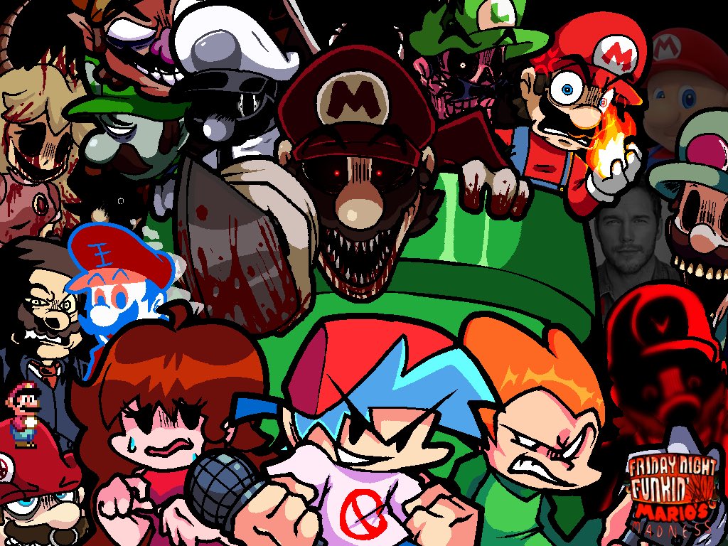 BlueFox79668520's tweet photo. Today is the Day and it’s gonna be a bunch of Madness. Or tomorrow idk, take much time y’all need 👍 
#mariomadness #FNF 
Mario Madness by: @MarcoJurez19 https://t.co/sIFURselO8
