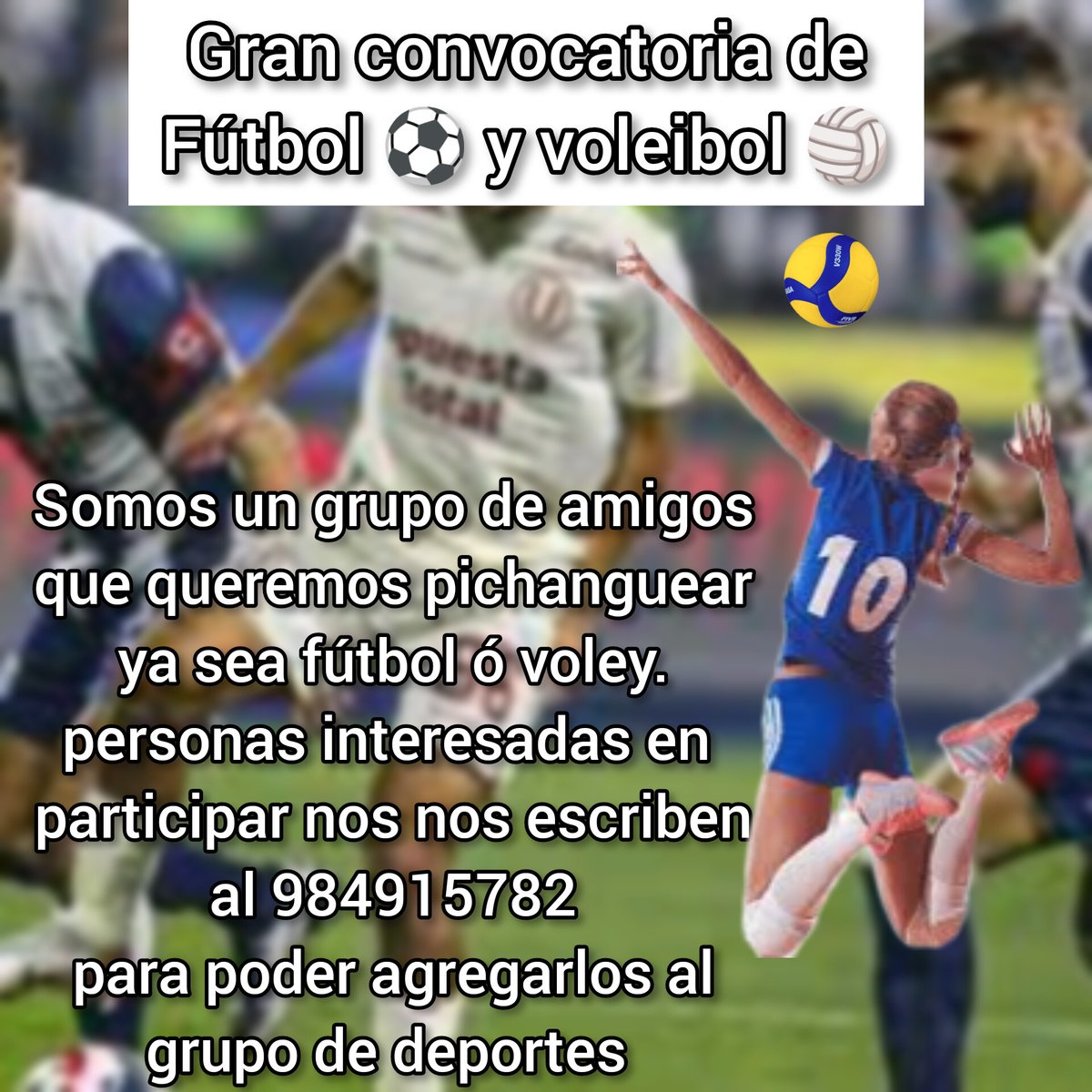 lujuriapecadosw's tweet photo. El grupo lujuria y pecado sw, los espera a formar parte del grupo deportivo, con la finalidad de salir de la rutina, no todo termina en sexo, sino también es hacer deporte por nuestra salud, luego viene el premio 😈🔥
ojo no solo es para hombres, mujeres también, todos sumamos 👍 https://t.co/WDigjUDAgq