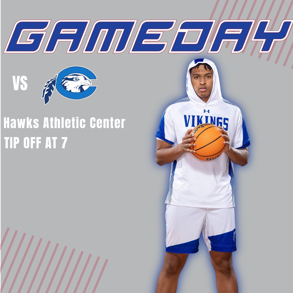 ECSUVikings's tweet photo. GAMEDAY!!!
🆚 Chowan University 
📍Murfreesboro, NC
🏟️ Hawks Athletic Center | Bob Burke Court 
⌚️7 PM
📺 https://t.co/8qg1bFm6el
📈 https://t.co/IuxUCI6M8r https://t.co/DwNuujfyOu