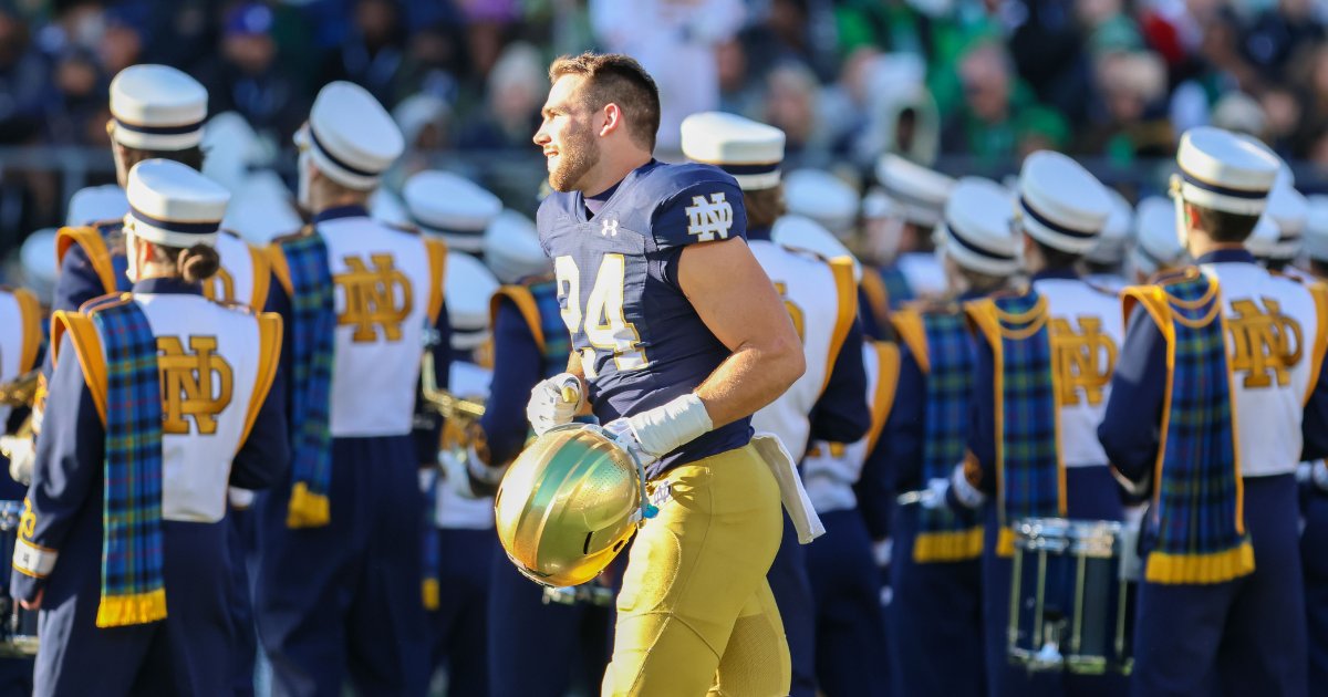 The top three Notre Dame players on defense in 2023, per <a href="/PFF/">PFF</a> grades (min. 20 snaps)...

1. LB Jack Kiser (90.2)
2. DT Howard Cross III (87.8)
3. CB Cam Hart (83.3)

A look at every individual grade for Irish defensive players over all 12 games: on3.com/teams/notre-da…