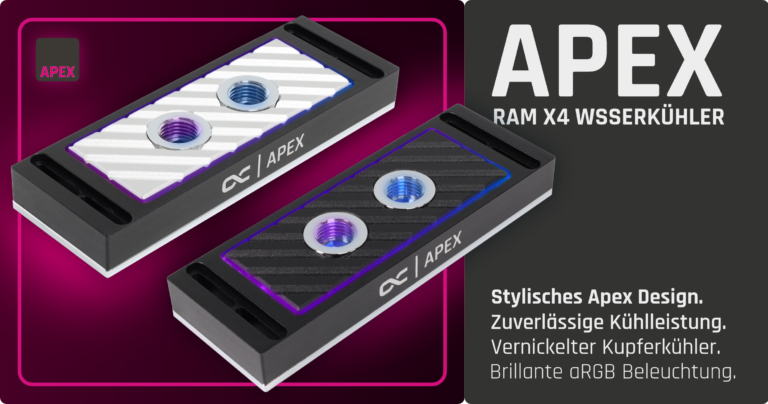 PCHMGCommunity's tweet photo. Alphacool Apex RAM X4 Wasserkühler

Lest hier mehr:
https://t.co/58xg5cjqIN

#watercoolingpc #pcbuilds #pcbuilder #pcmr #pchmg #pc #watercooling #acool #pcbuild #pcgamer https://t.co/MZex6x4jQR