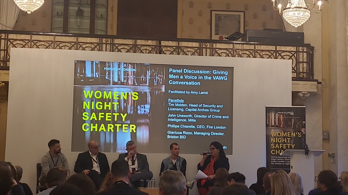 Safer Business Network (@sbn_bcrp) on Twitter photo A first for <a href="/LondonWnsc/">WNSC London</a> Summit, an opportunity to give men a voice with some insightful comments around education, communications, perception, consequences.
Thank you to <a href="/CAG_McDonalds/">Capital Arches Group McDonald's West End</a> <a href="/MitieSecurity/">Mitie Security</a> <a href="/BrixtonBID/">Brixton BID</a> <a href="/StratfordOrig/">Stratford Original BID</a> <a href="/pchiarella/">Phillipe Chiarella</a>
<a href="/dcmonc/">Mayor’s Office of Nightlife & Culture</a> <a href="/nightczar/">Night Czar</a> #WNSCLdn A first for <a href="/LondonWnsc/">WNSC London</a> Summit, an opportunity to give men a voice with some insightful comments around education, communications, perception, consequences.
Thank you to <a href="/CAG_McDonalds/">Capital Arches Group McDonald's West End</a> <a href="/MitieSecurity/">Mitie Security</a> <a href="/BrixtonBID/">Brixton BID</a> <a href="/StratfordOrig/">Stratford Original BID</a> <a href="/pchiarella/">Phillipe Chiarella</a>
<a href="/dcmonc/">Mayor’s Office of Nightlife & Culture</a> <a href="/nightczar/">Night Czar</a> #WNSCLdn