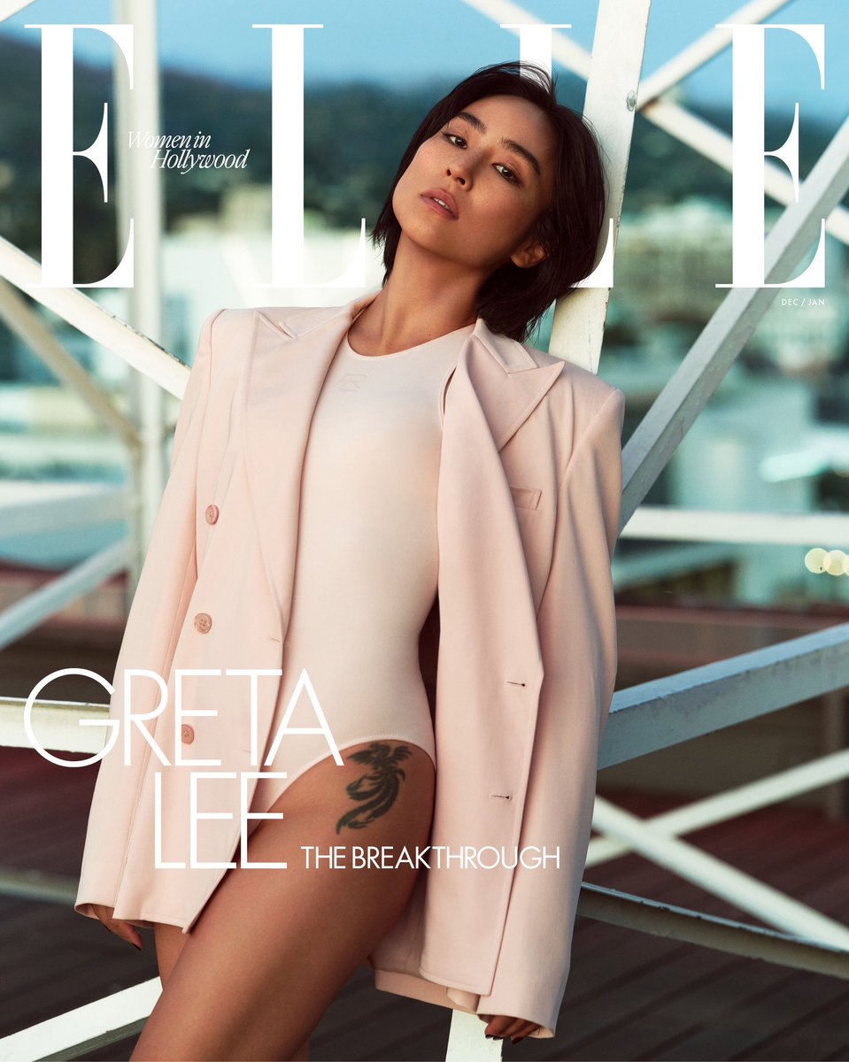 Greta Lee on the cover of Elle??? STUN. Suddenly the no-pants trend is okay! I’m all for it!