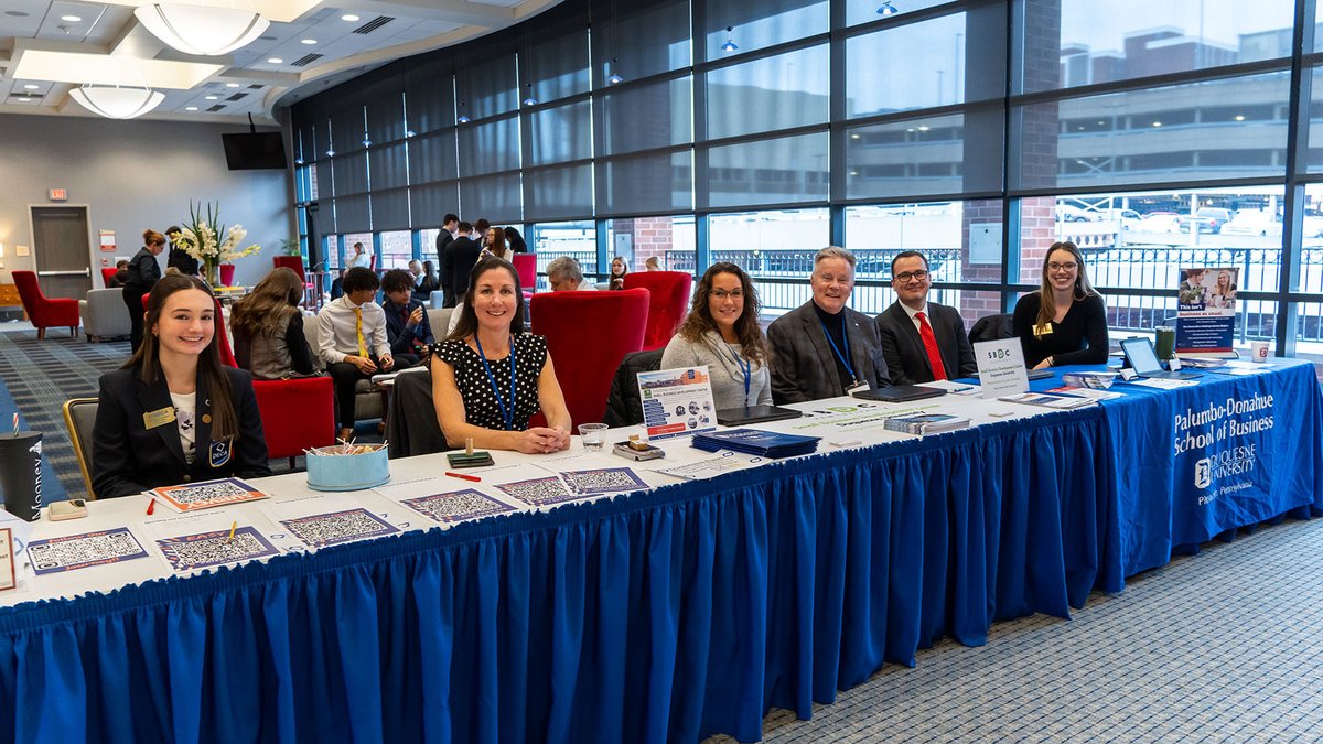 DuquesneSBDC's tweet photo. The Duquesne SBDC & the School of Business hosted 2023 DECA District III Career Development Conference. Thank you for helping to make this event successful.
Arabella Cicero
Emily Smoller
Lisa Walker
Rich Longo
Chris Rouhier
Arianna Williams
#dusbdc #deca #padeca #entrepreneur https://t.co/K7mJYAtpDd