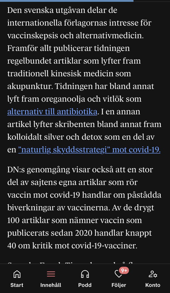 JonathanLeman's tweet photo. Mycket problematiskt att generaldirektören för Myndigheten för psykologiskt försvar väljer att medverka i och skänka legitimitet åt en nyhetssajt som ägnar sig åt just desinformation. 

Läs DN:s granskning av Epoch Times. 
👇
https://t.co/1sFgFqjUNr https://t.co/6aVo7hiGUB