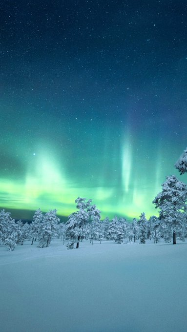 Learning_way_'s tweet image. Finland Night Aurora 🇫🇮