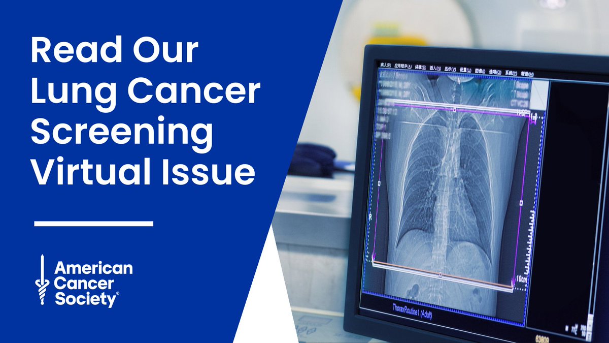 Screening for #LungCancer saves lives. On the last day of Lung Cancer Awareness Month, read the latest <a href="/AmericanCancer/">American Cancer Society</a> #LungCancerScreening guideline update and more in our virtual issue.

acsjournals.onlinelibrary.wiley.com/doi/toc/10.332…

#LCAM