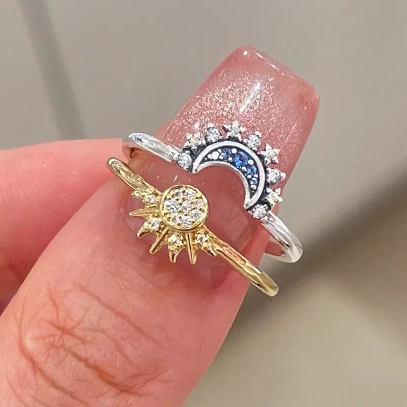 sun and moon rings ✨