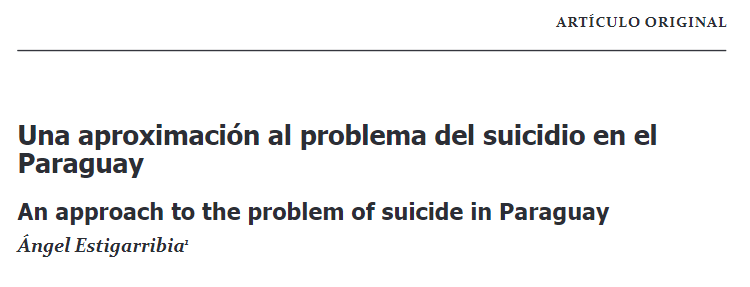 aestigarribia's tweet photo. Diciembre es uno de los meses de mayor índice de suicidios en Paraguay. Es tiempo de prestar especial atención a los amigos, compañeros y familiares en situación de  desempleo, despido,  crisis personal, melancolía, congoja. https://t.co/0NYBnbDFcc