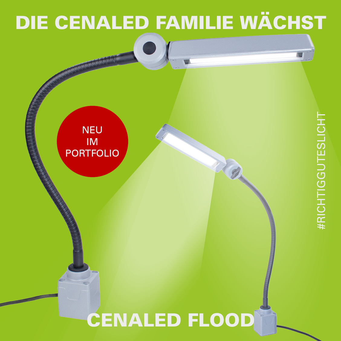 Arbeite effizienter mit der CENALED FLOOD LED-Arbeitsplatzleuchte! Ihr flexibler Arm sorgt für eine individuelle Ausleuchtung und ist perfekt für Handwerk, Fertigung und Metallverarbeitung geeignet. - mailchi.mp/led2work/die-c…  #Richtigguteslicht #Arbeitsplatzleuchte #LED2WORK