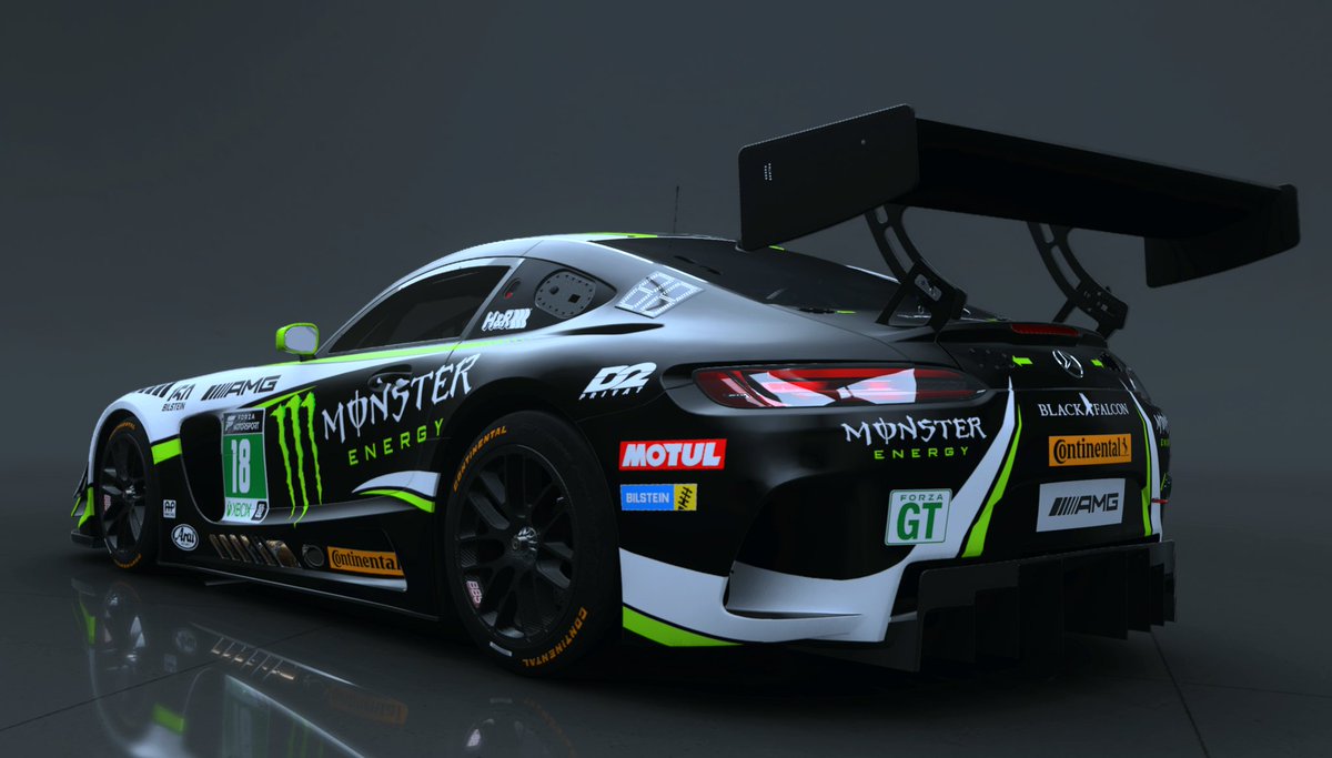ᴇꜱᴠ ᴘʜᴏᴇɴɪx 🇬🇧 (@esv_phoenix) on Twitter photo Now Shared!
<a href="/MonsterEnergy/">Monster Energy</a> AMG GT3.
Threw this one together pretty quickly over night, didn't have anything big prepped this time, but I think it's passable 👍
<a href="/ForzaMotorsport/">Forza Motorsport</a>
#FMshare
#AMG Now Shared!
<a href="/MonsterEnergy/">Monster Energy</a> AMG GT3.
Threw this one together pretty quickly over night, didn't have anything big prepped this time, but I think it's passable 👍
<a href="/ForzaMotorsport/">Forza Motorsport</a>
#FMshare
#AMG