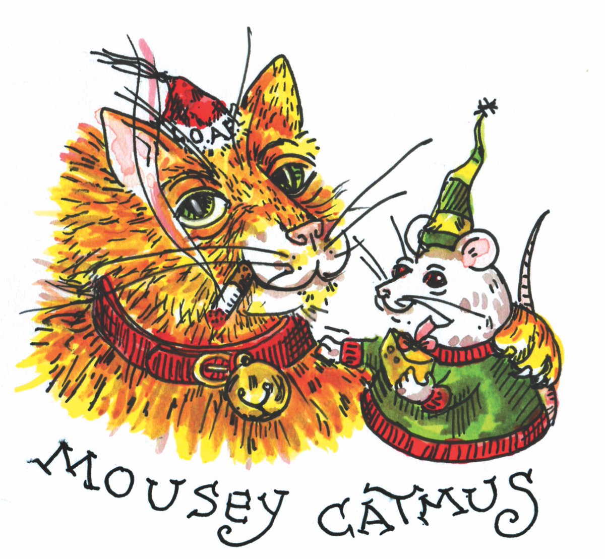 HepCatzDesign's tweet image. Gearing up for River Arts, Friday, Dec. 1, 6:30 to 9:30 p.m. Talented artists, music, psychic readers and hors d'oeuvres! Unitarian Universalist Congregation, 520 Kanawha Blvd. W. Saturday, Dec. 2 10 a.m. to 4 p.m. Admission: $3 .The canopener even finished a new holiday card!