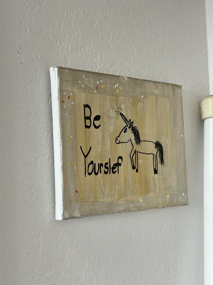 seen at the chiropractor today: my new motto