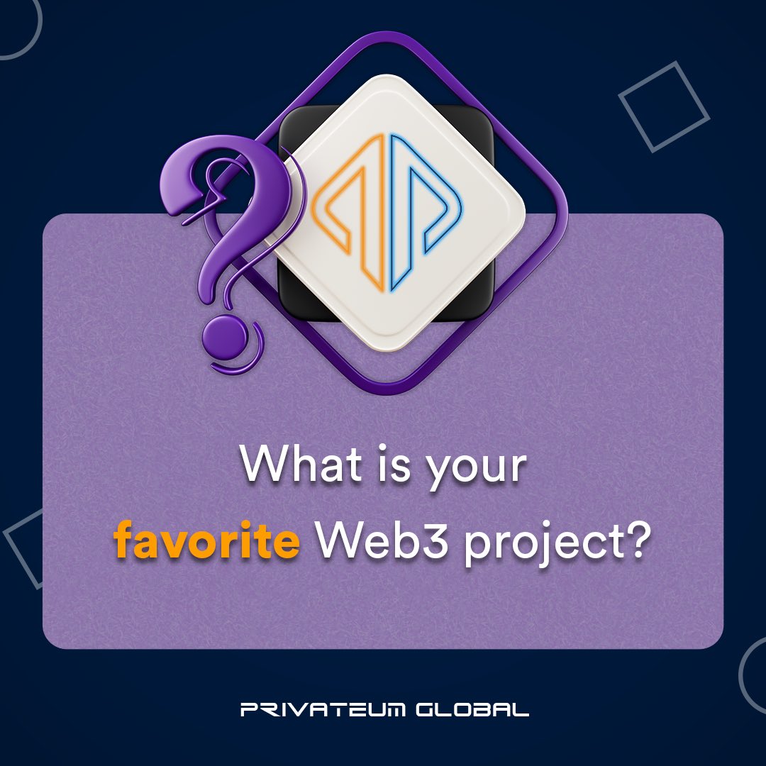 ❓What #Web3 project are you excited about 🤔 

💭 Share your thoughts &amp; let’s explore the decentralized world together! 🤩🌐

#PRitoken #PrivateumWallet #PrivateumPrivateWallet