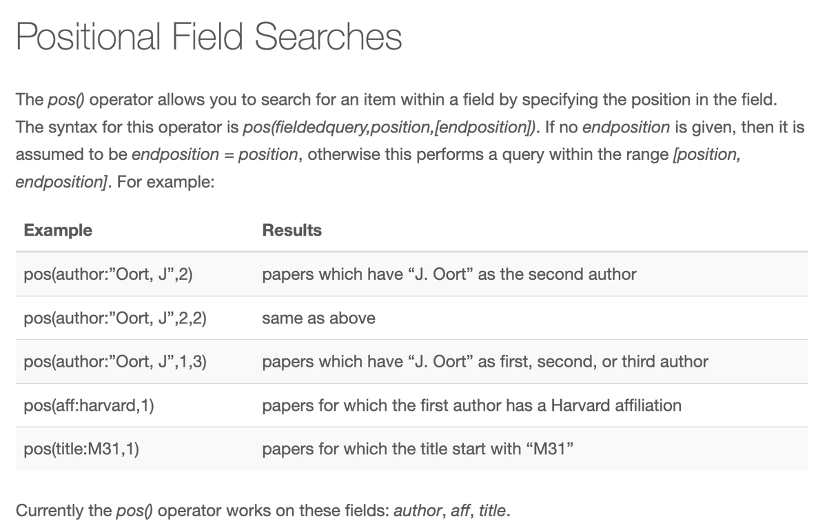 adsabs's tweet photo. Based on recent user feedback 📊, #ADSHelp posts are here to guide you through helpful features of the ADS digital library portal. For example, did you know you can search the catalog by author position? Learn how at
https://t.co/C50E9TgjW3 https://t.co/dhBlebK5Ev