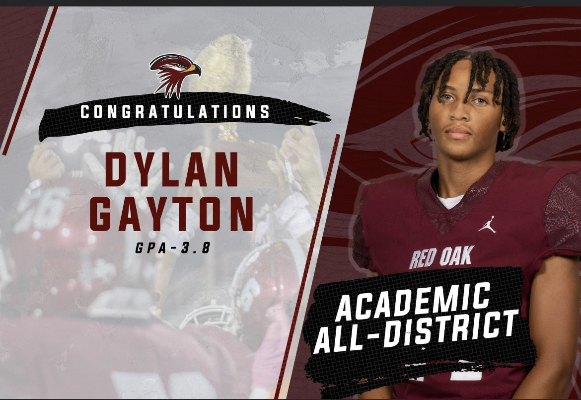 CLeichus's tweet photo. Congrats to ⁦@D_Gayton11⁩ on being named to the Academic All District Team. He had a great season on the field and takes care of business in the classroom. https://t.co/vA8DBnmDWL