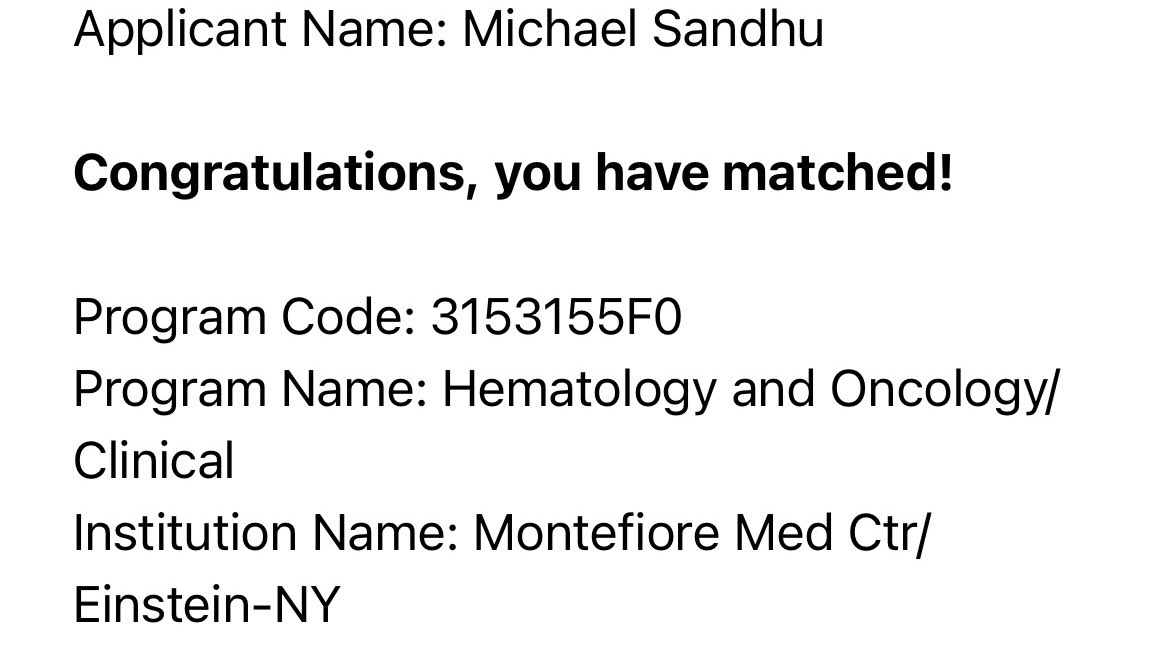 Michael Sandhu, MD (@michaelsandhumd) on Twitter photo Looking forward to joining <a href="/MontefioreNYC/">Montefiore Health System</a> as a hematology/oncology fellow! Thankful for the amazing mentorship and support at <a href="/UpstateNews/">Upstate Medical University</a> <a href="/UpstateIM_Res/">SUNY Upstate IM Residency</a> Looking forward to joining <a href="/MontefioreNYC/">Montefiore Health System</a> as a hematology/oncology fellow! Thankful for the amazing mentorship and support at <a href="/UpstateNews/">Upstate Medical University</a> <a href="/UpstateIM_Res/">SUNY Upstate IM Residency</a>