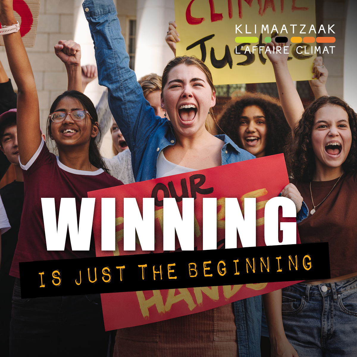 Klimaatzaak's tweet photo. Klimaatzaak wint ook in beroep!!
Het Hof van Beroep heeft vandaag definitief een streep getrokken door het kwakkelende klimaatbeleid van onze overheden. Én voorgeschreven in hoeverre de Belgische uitstoot moet verminderen. Lees meer:
https://t.co/fZpF42GZ5T https://t.co/sAetiUaW8l