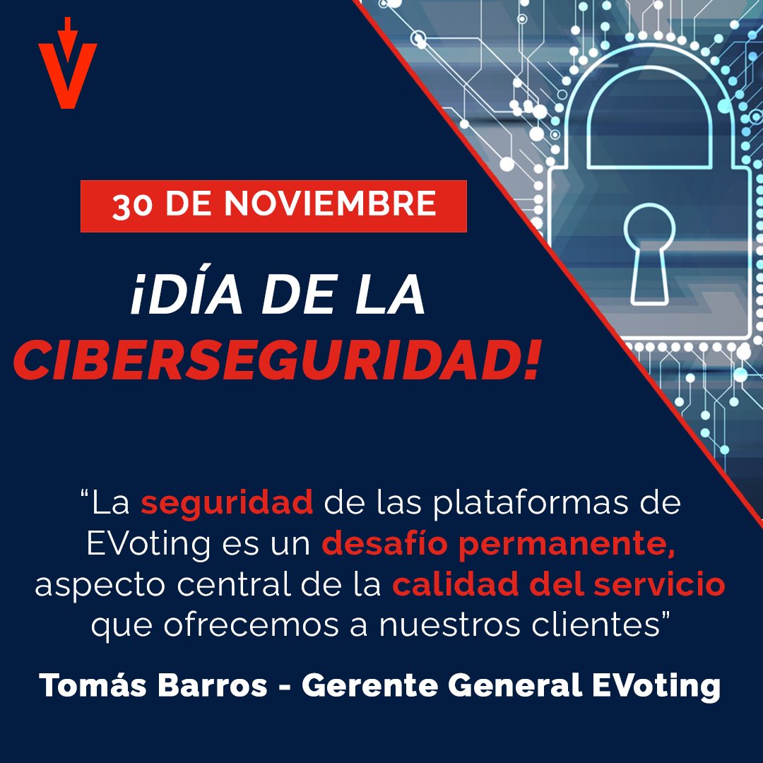 📆 Desde 1988 se celebra el día de la ciberseguridad, y en #EVoting periódicamente realizamos auditorías que garantizan procesos más seguros y transparentes.