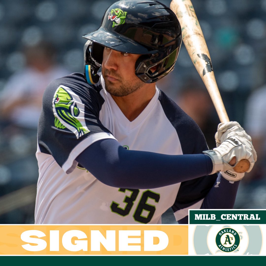 Milb Central on X: The Oakland Athletics have signed Drew Lugbauer to a  minor league contract. The first baseman hit .261 along with 25 home runs  this past season. The contract includes