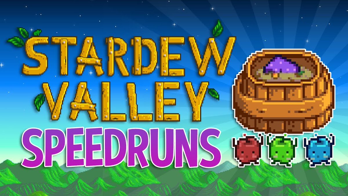 Salmence on X: I spent a lot of time on this video. I thought I'd take a  dive into all of the weird speedruns I see floating around for Stardew  Valley!