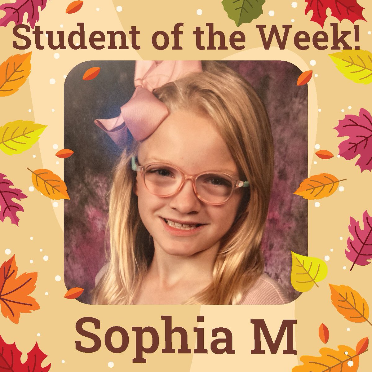 wingsgymsf's tweet photo. #studentoftheweek - Good job Sophia M! Keep up the great work in Beginner Girls!
#gymnasticslife #wingsfamily #wingsstrong https://t.co/FqwgGwo20w
