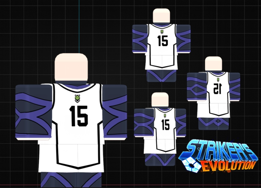 DokunDev's tweet photo. Some kits I made for Striker's Evolution. https://t.co/iKgURTajeF