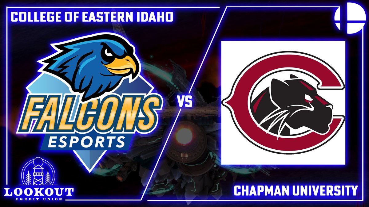 CEI_Falcons's tweet photo. 🚨SSBU GAME DAY!

🕹️NACE Open Plus Semifinals
🎮#4 CEI SSBU (4-3) vs. #1 Chapman University (7-0)
⏲️Game goes live at 8:00 PM!
📺https://t.co/EvbiIVlPyn

We're the under dogs in this one! We will need everybody in the Twitch chat cheering us on! Let's go Falcons! https://t.co/8gGXACAOs1