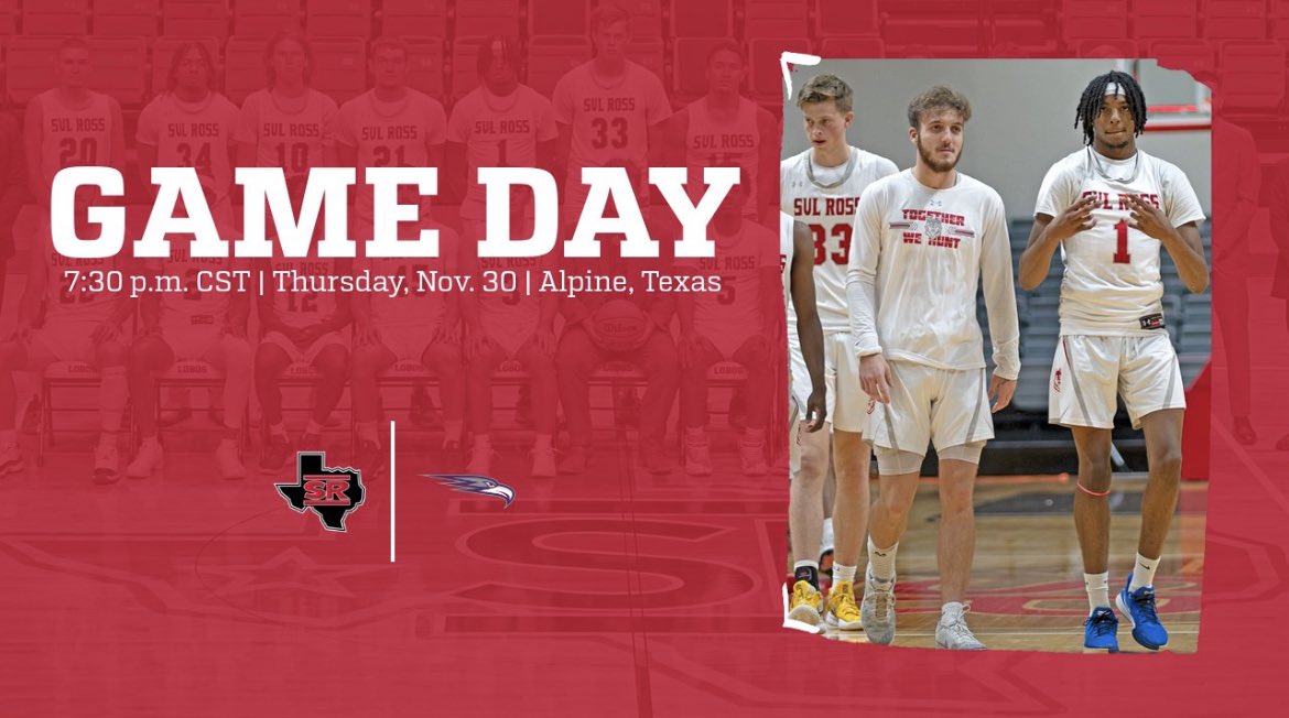 GAMEDAY! 
We start our final ASC journey today against Ozarks! 
📍: Pete P Gallego Center 
🕢: 7:30 PM 
📺: rb.gy/h1h2ou
#4to1 #BrandEm #WeHunt