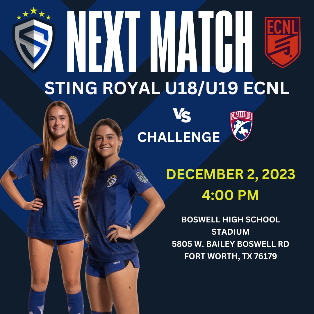 StngRoyal06ECNL's tweet photo. Looking forward to the next match‼️

@RockyMonk8 @StingSoccerClub @ImYouthSoccer @ImCollegeSoccer @TopDrawerSoccer @PrepSoccer @TheSoccerWire @grtorres https://t.co/v99cjGftCs