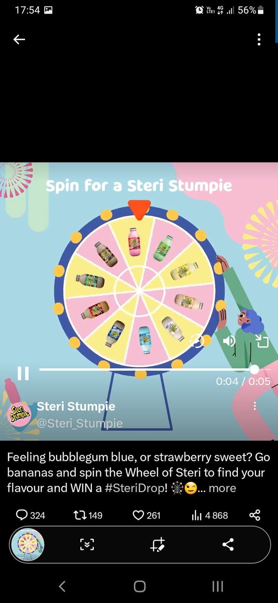 Jade1982's tweet photo. @Steri_Stumpie Strawberry #steridrop https://t.co/2kbUABO2SA