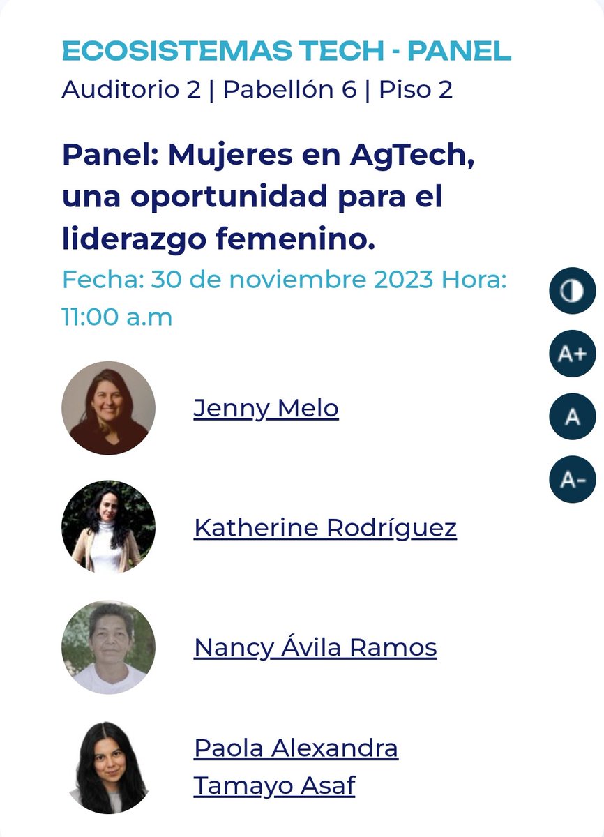 huelladelta's tweet photo. En minutos empieza el panel Mujeres en #Agtech en el marco de #Col40 . Nuestra cofundadora @labuenaempresa compartirá los aprendizajes que hemos realizado y reflexiones de su investigación doctoral. 

¡Todos invitados! https://t.co/eR0WNTqbQz