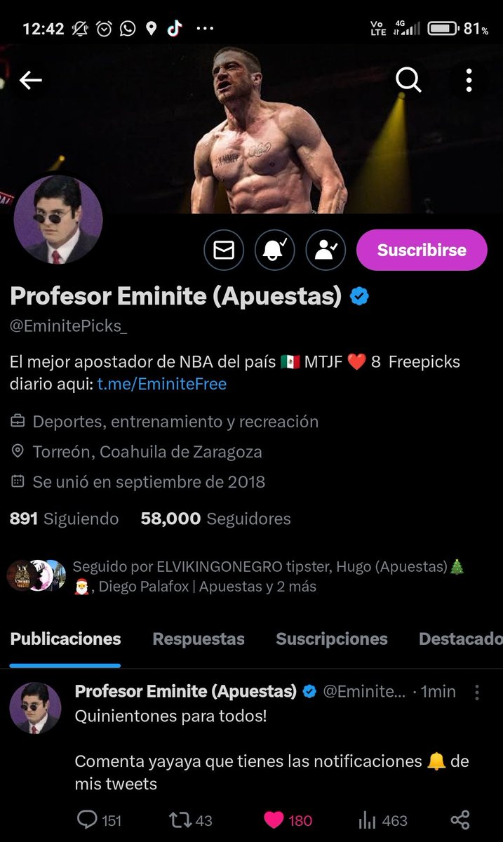 JMiguelCRod's tweet photo. @EminitePicks_ Claro que sí profe https://t.co/G6Zcno8Ptb