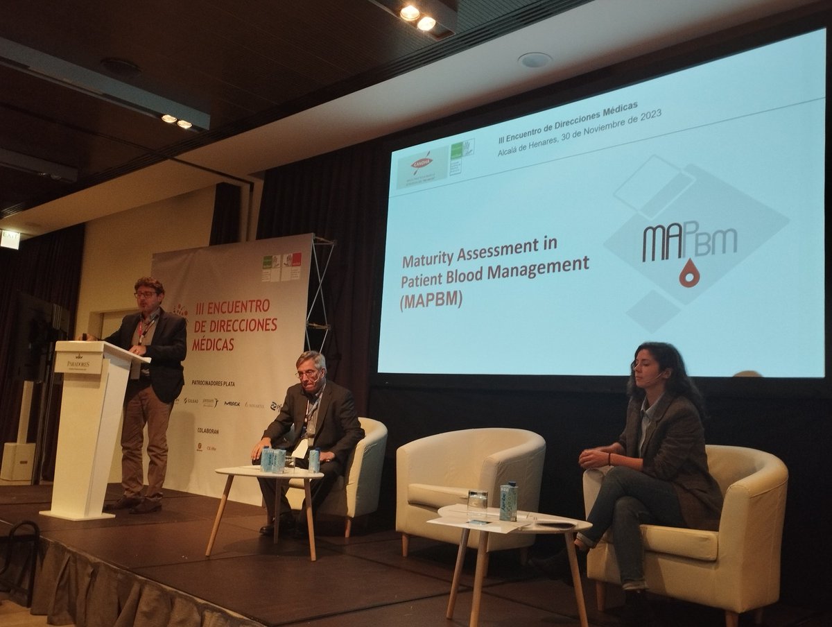 SEDISA_NET's tweet photo. ➡️@albert7garcia recoge el premio de finalista de #CANOHA "Casos Prácticos de No Hacer"@CSLViforES con el proyecto: Maturity Assessmemt in patient blood management que propone la reducción del uso de transfusiones sanguíneas evitables 💉🩸 #IIIDireccionesMédicas https://t.co/YPV9cYHUbJ