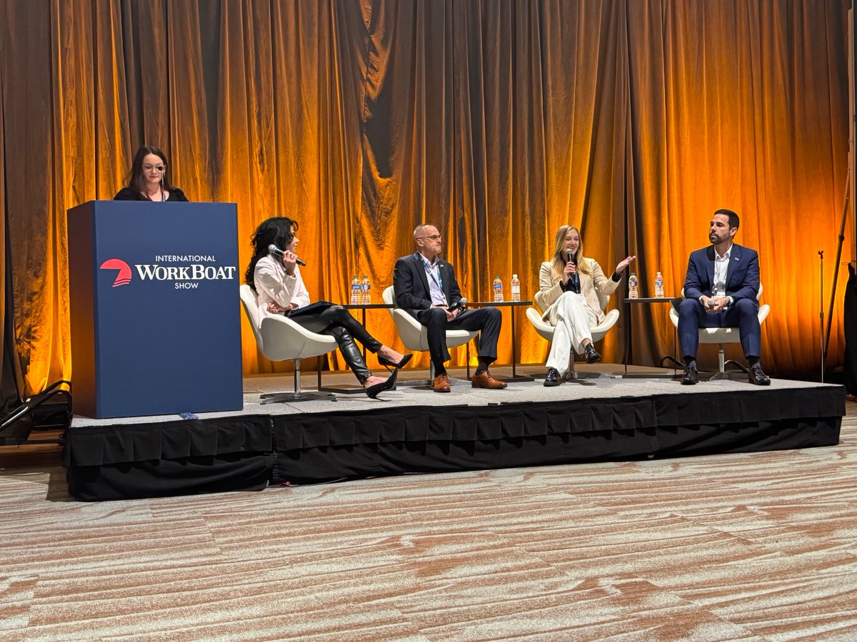Anastasija Kuprijanova, our Director of Maritime Business Development, took the stage at The International @Workboat Show for the "Going Green: Alternative Fuels" panel. Emphasizing collaboration, the panelists discussed pathways to propel the energy transition. #Workboat #IWBS23