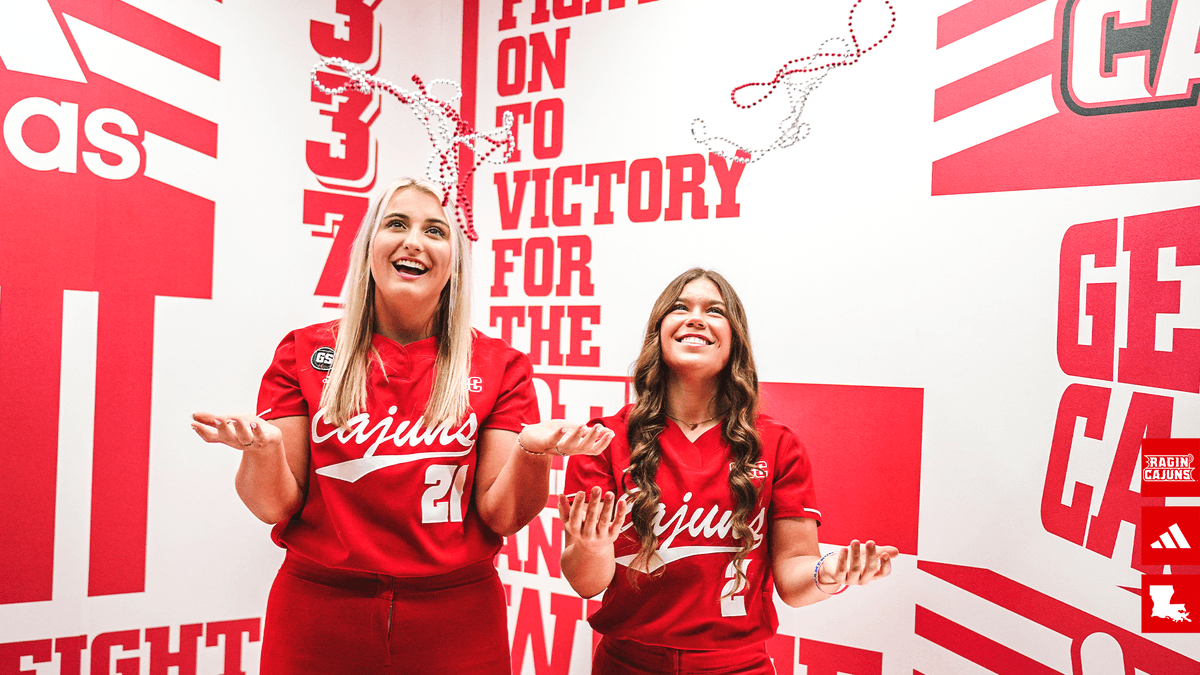 Louisiana Ragin' Cajuns® Softball tweet media