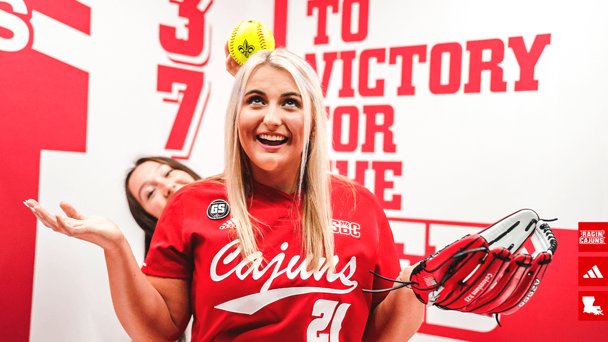 Louisiana Ragin' Cajuns® Softball tweet media