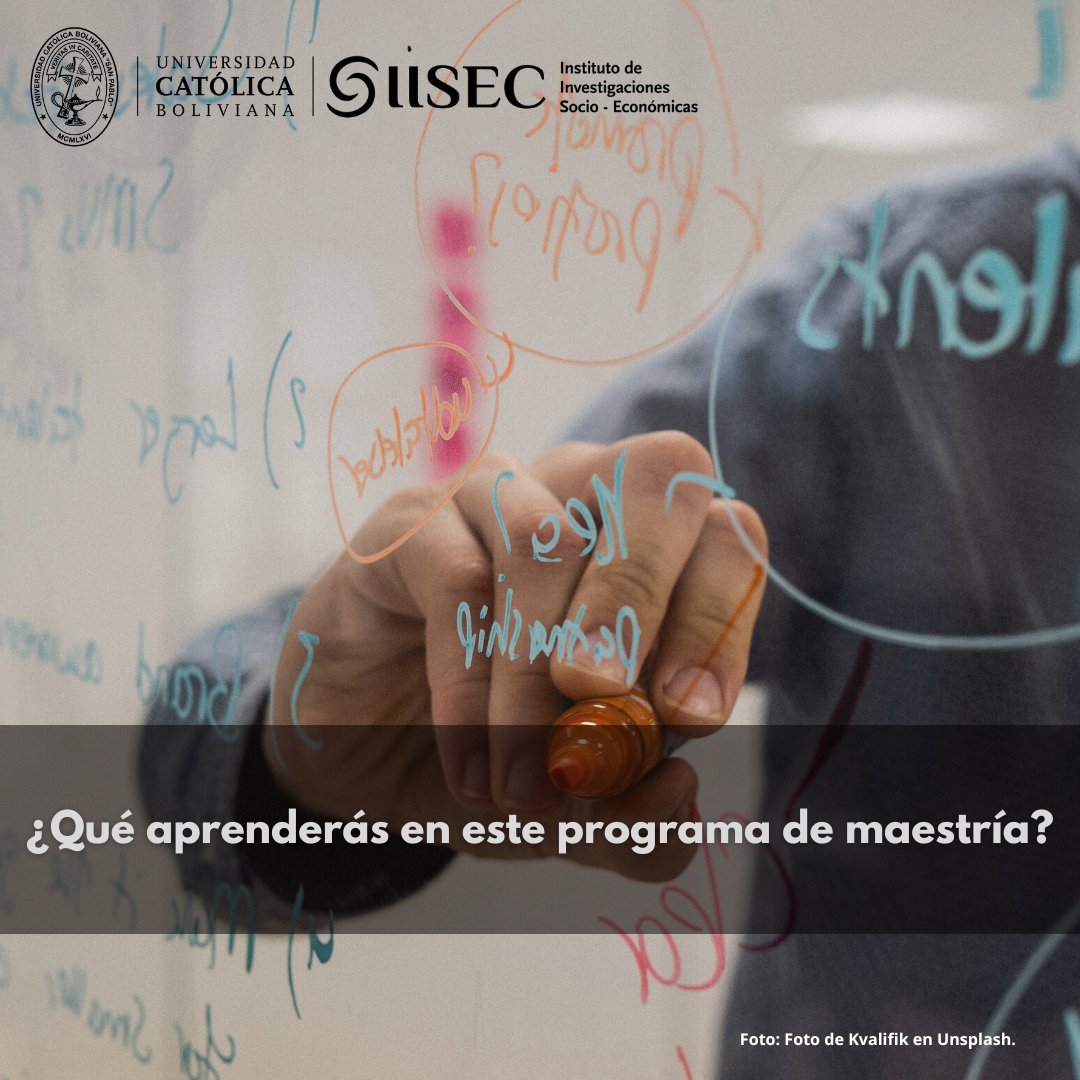 iisec_ucb's tweet photo. 🙌🏼¿Qué aprenderás en este programa de maestría?

#IISEC #UCB #Maestria #DesarrolloRural https://t.co/oXHlJjge5C