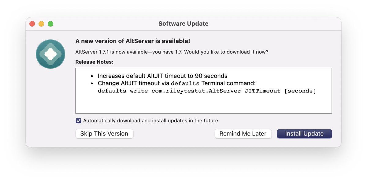 AltStore.io tweet media