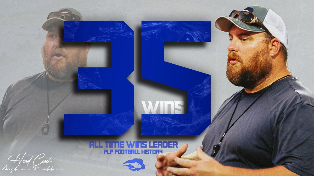 PineLakePrepFB's tweet photo. Congrats to Coach Trotter! This season, he became the All-Time wins leader in #PLPFootball history! More important than the wins, he has continued to lead and teach lessons our players will keep with them forever! Thanks, @CoachTrotter75 for all you do! https://t.co/tfE1l4Miqd