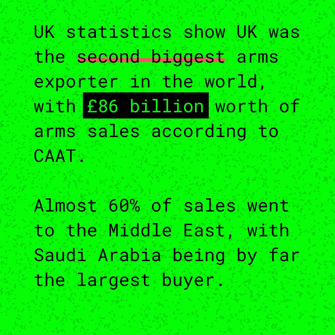 dED_ucation's tweet photo. Do you think there needs to be a serious discussion surrounding the UK's contribution to the global arms trade? ππ€
#DemilitariseEducation #ArmsTrade #ArmsIndustry #UKExposed #ArmsIndustryExposed #ArmsContracts #SaudiArabia #MiddleEast #Exports #UKGovernment #Aerospace https://t.co/Prk1HtvBPw