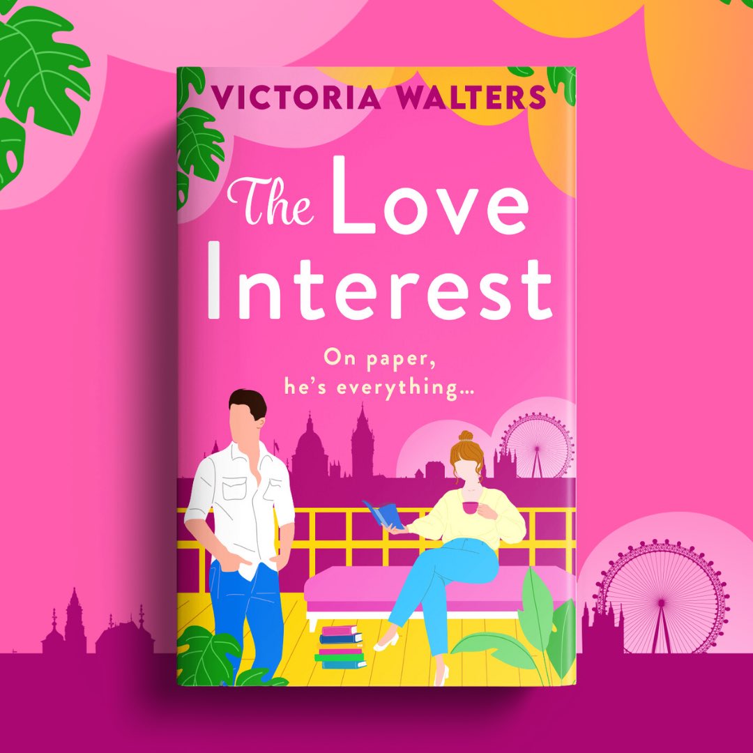 I’m over the moon to reveal the gorgeous perfectly pink cover for my next novel THE LOVE INTEREST! An enemies-to-lovers rom com coming Feb 24. Pre-order now for a bargain 99p here: mybook.to/loveinterestso… 💗💗💗