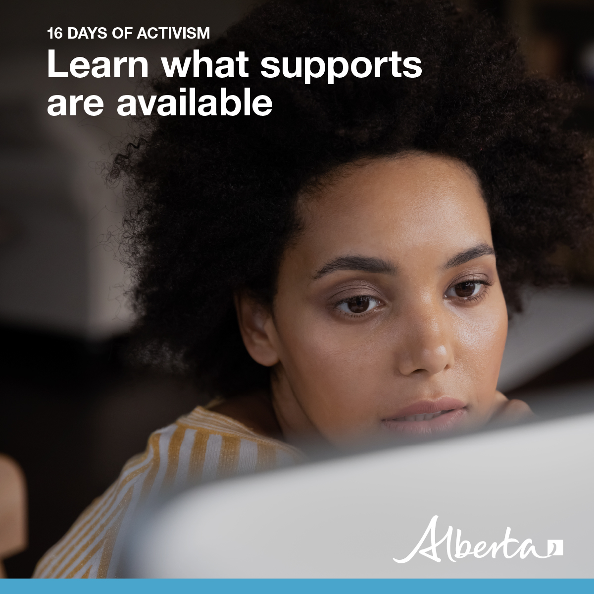 While many people know someone who has experienced #GenderBasedViolence, they often don’t know how to help.  To find resources and information on supports, visit: alberta.ca/sexual-violenc…. 

#16Days #GBV