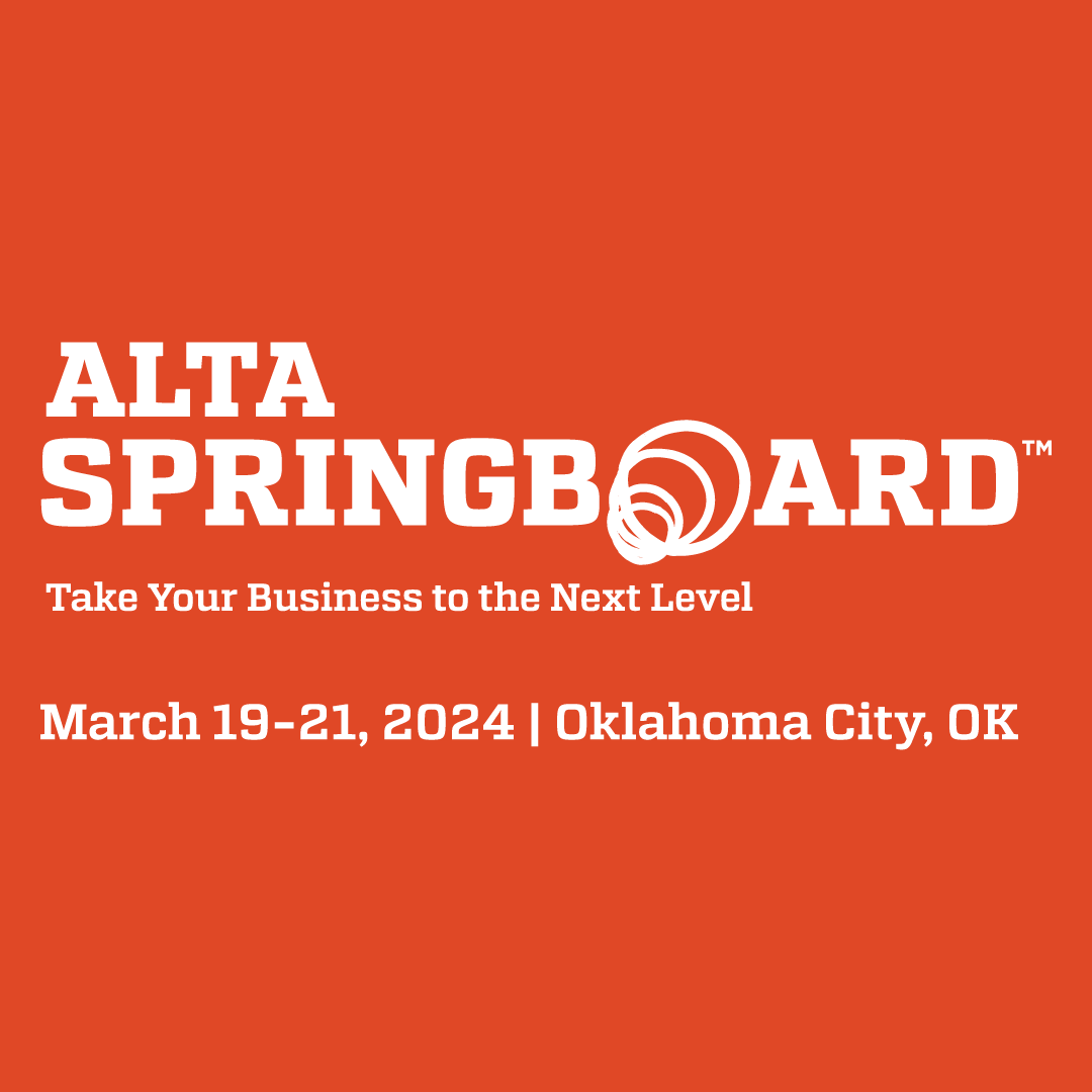 ALTAonline's tweet photo. π¨ Our #CyberMonday #sale is still going!
π Take advantage of our low rates for ALTA SPRINGBOARD until 4:59 pm ET on Dec. 1!
π° These are the lowest prices you'll see for #ALTASPRINGBOARD, so get them while you can!
βοΈ https://t.co/WMd6PKTqMl
#realestate #insurance https://t.co/Qdlt2RrsTb