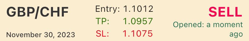 ants__analysis's tweet image. #GBPCHF LIVE SIGNAL