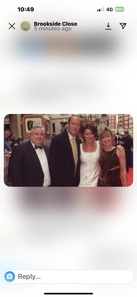 clairesweeney's tweet photo. Love you and will miss you Dean. So glad we got to be together as a family one last time at this years Soap Awards. RIP Dean Sullivan ๐ https://t.co/qrbsz2EYJj