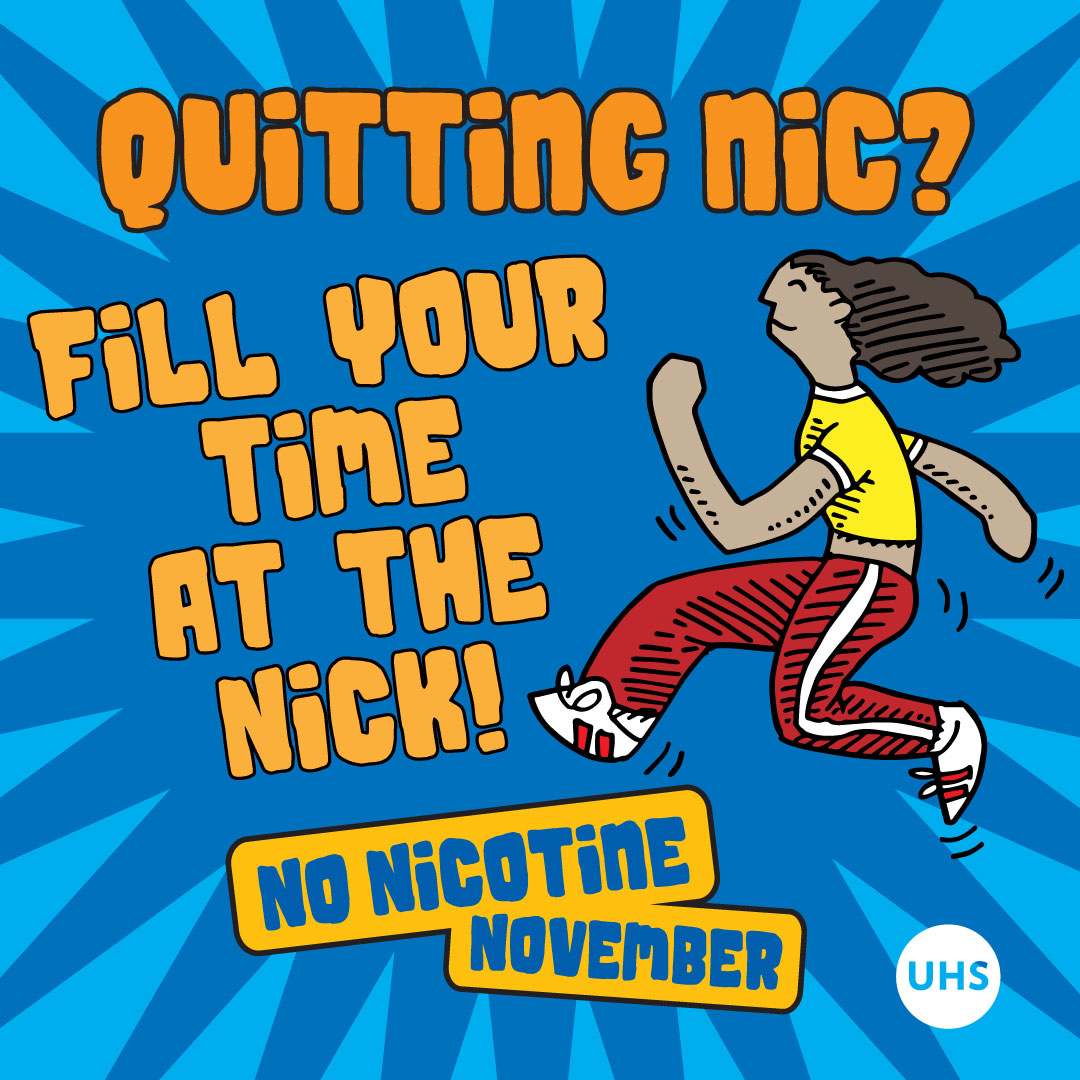 There are many ways to fill your time when you quit smoking. Hitting the Nick is just one of many places to visit where you can fill your time while being active.  

 #NoNicotineNovember #NoNicNovember #SmokingCessesation #QuitVaping #GreatAmericanSmokeout